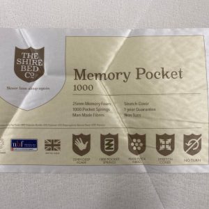 4.6 Shire Beds 1000 Pocket Memory Mattress