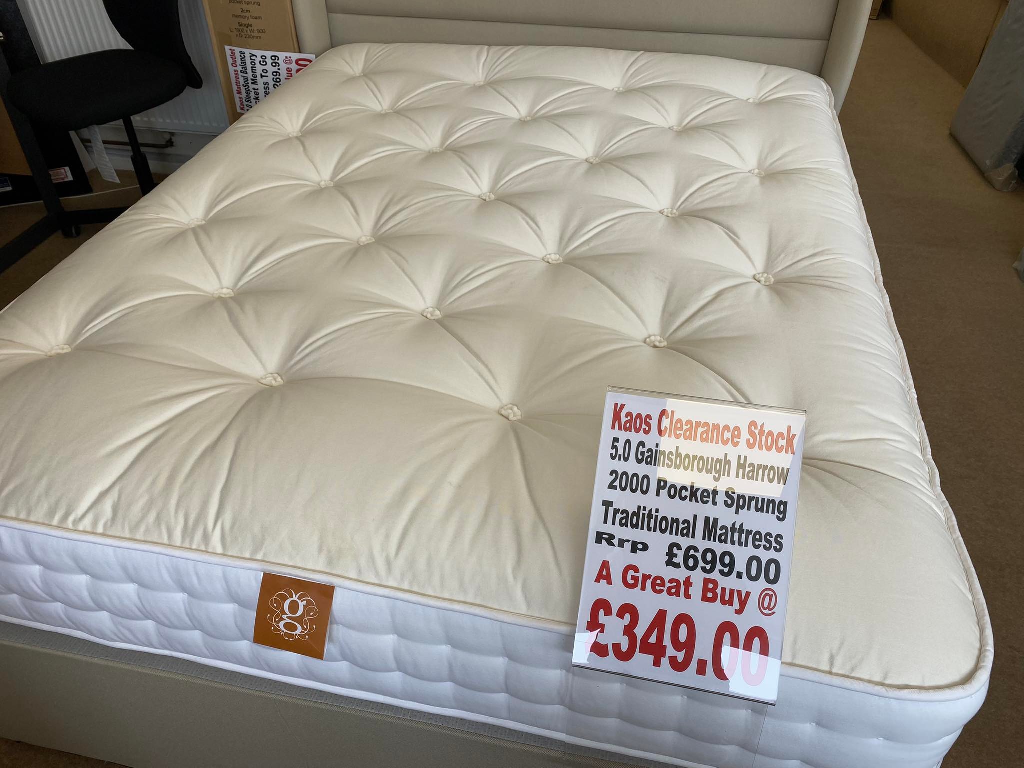 gainsborough pocket sprung mattress