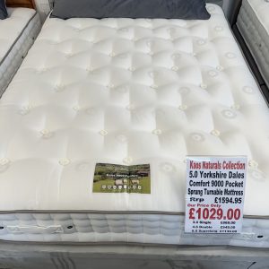 5.0 yorkshire dales 9000 comfort mattress