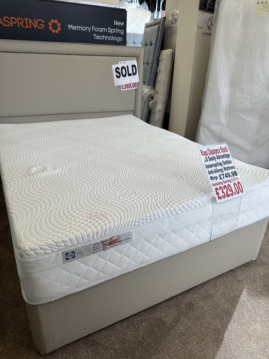 5.0 Sealy Advantage Innerspring Geltex Anti-Allergy Mattress – Kaos ...