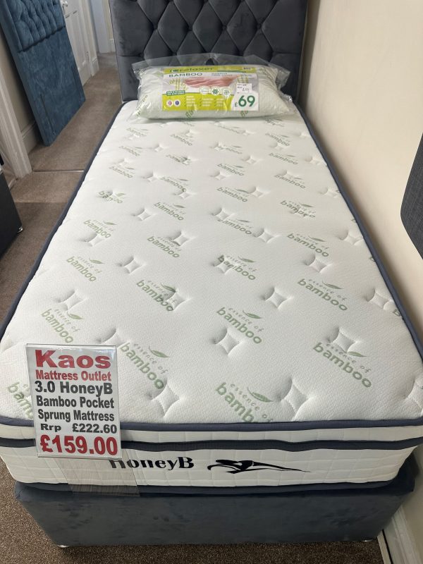 3.0 Honey B Bamboo Pocket Mattress