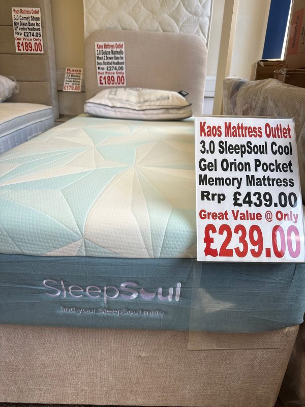 3.0 SleepSoul Cool Gel Orion Pocket Memory Mattress