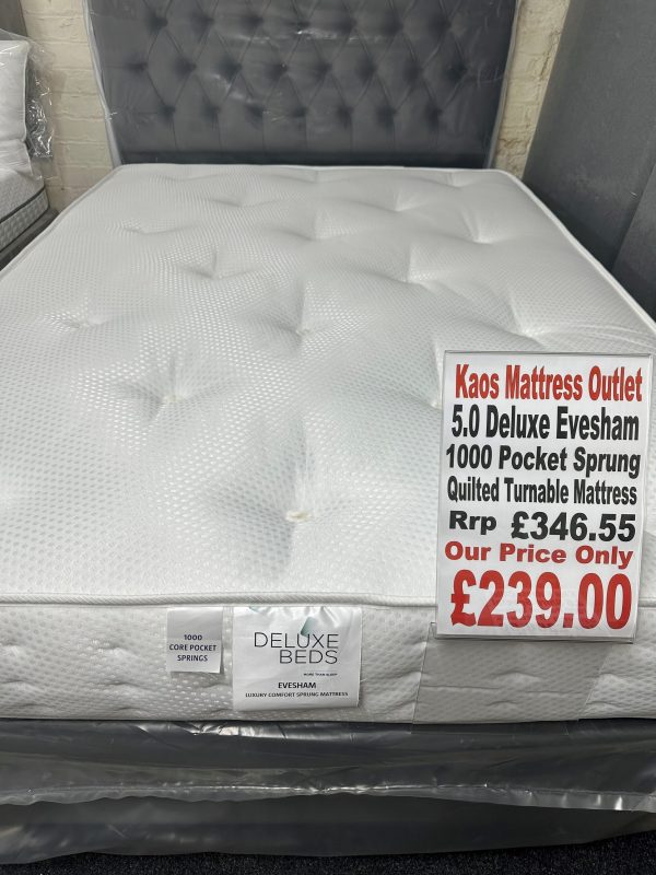 5.0 Deluxe Evesham 1000 Pocket Mattress