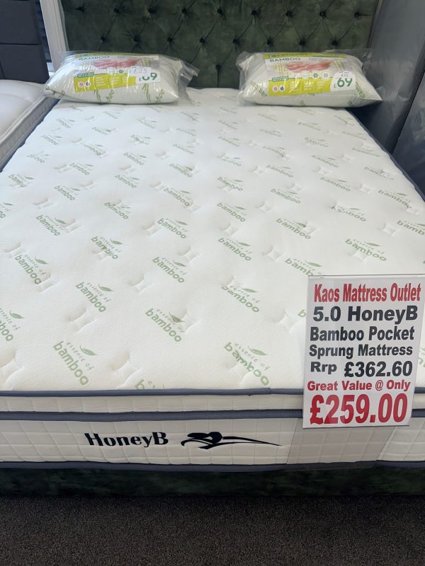 5.0 Honey B Bamboo Pocket Mattress