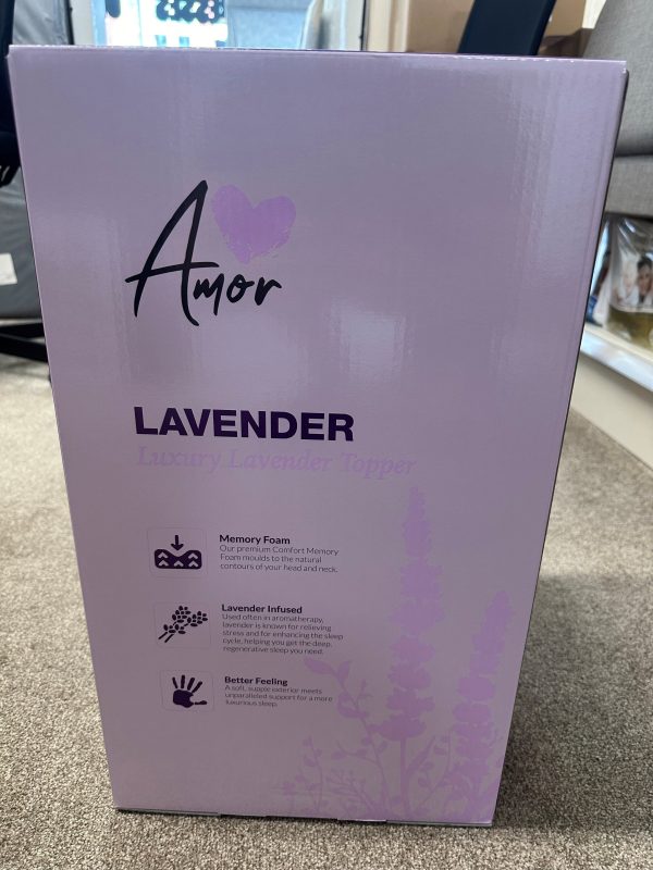 Lavender Infused Memory Foam Topper