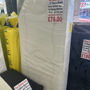Single Roma Deluxe Coil Sprung Mattress