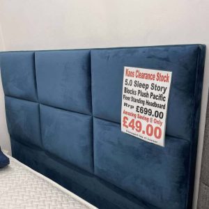 5.0 Sleep Story Floor Standing Headboard (damage to corner)